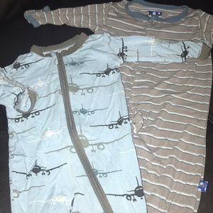 2 onsies from kickee pants
